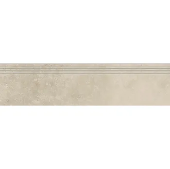 Dlažba RAKO Schodovka Rako Dale tmavě béžová struktura mat rektifikovaná 29,8x119,8 DCPVD881 DCPVD881