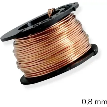 Hobby drát Měděný drát nelakovaný 0,8 mm - 8 m