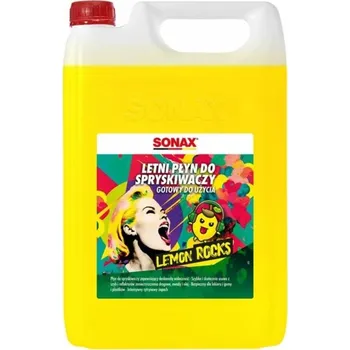 Provozní kapalina Sonax Letní náplň do ostřikovačů LEMON ROCKS s vůní citrónu, 4 litry