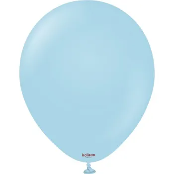 Balónek Balonky modré, Macaron Blue 30 cm/12", 100 ks