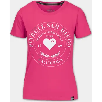 Dámské tričko PitBull West Coast Dámské triko HEARTIE - růžové - PWC_DTHEARTIE_PINK Velikosti: M