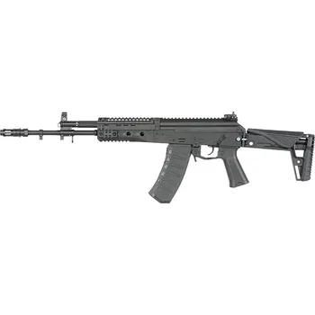 Airsoftová zbraň WELL WE09 moderní útočná zbraň Advanced version černá elektrická