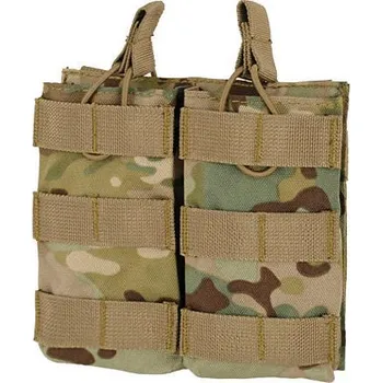Airsoft 8FIELDS Otevřená dvojitá sumka na zásobníky 5.56 - Multicam [8FIELDS]