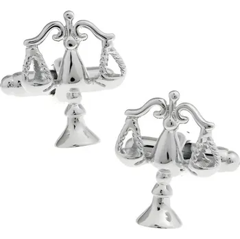 Manžetový knoflíček Gaira® Manžetové knoflíčky Váhy 32251, Barva stříbrná