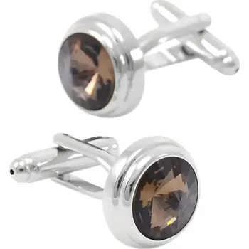 Manžetový knoflíček Gaira® Manžetové knoflíčky 32089, Barva hnědá