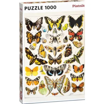 Puzzle Puzzle Millot: Motýli a můry - 1000 dílků
