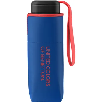 UNITED COLORS OF BENETTON Benetton deštník Ultra Mini Flat Skládací Modrý 17cm/87cm