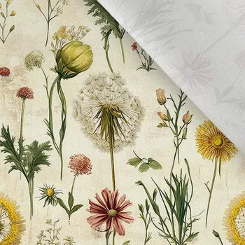 Bavlna premium NELA vintage pampeliška