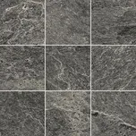 RAKO Dlažba Rako Core černá struktura mat rektifikovaná 9,8x9,8 DAR11875 DAR11875