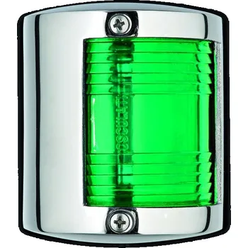 Loď Nerezové navigační poziční světla Utility 85 pro lodě do 12 m Provedení: zelené 112,5° (pravobok)