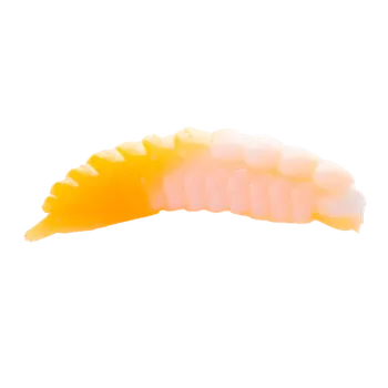 Umělá nástraha Gumová nástraha Moonky Gamer Baby 30mm DC02 White / Orange Fluo - Banana (14ks)