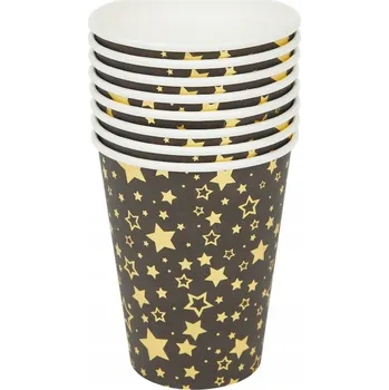 Jednorázové nádobí Kelímky Na Jedno Použití 400 ml 8 kusů Papírové kelímky Kelímky na párty