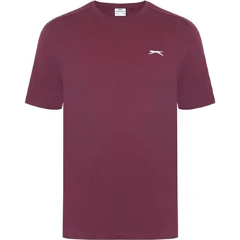 Pánské tričko Slazenger tričko pánské Barva: Vínová, Velikost: M
