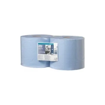 Utěrka Papírová utěrka Tork Heavy-Duty, malá role, modrá, 170m, 2 role/bal, W1/W2