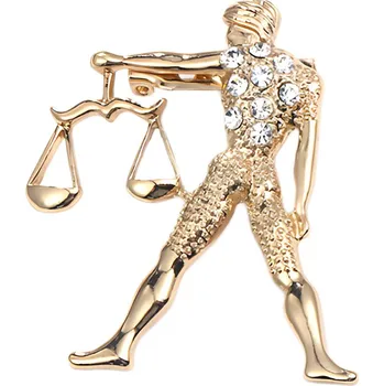 Brož Gaira® Brož Zodiac 340023, Znamení zvěrokruhu Váhy