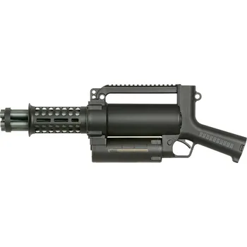 Airsoftová zbraň WELL WE23-S rotační kulomet minigun M61 Vulcan černá elektrická