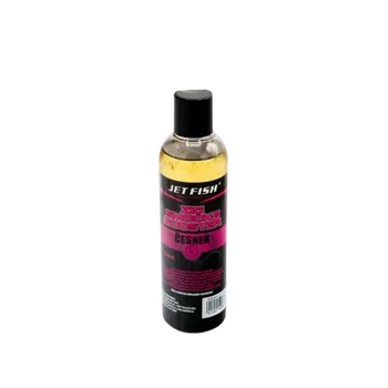 Boilies JetFish Jet Fish Zig smooke booster ČESNEK 250ml