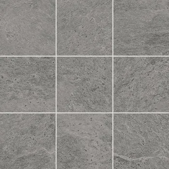 Dlažba RAKO Dlažba Rako Core šedá struktura mat rektifikovaná 9,8x9,8 DAR11874 DAR11874