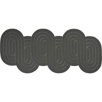 ubrus Sander Oválný běhoun na stůl Elegance, 50 x 115, graphite 230268-34