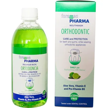 Ústní voda Foramen Orthodontic ústní výplach pro každodenní použití 500 ml