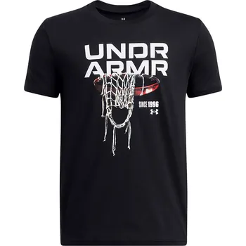 Chlapecké oblečení UNDER ARMOUR Chlapecké UA Hoops Net s krátkým rukávem 1389991-001 Under Armour: Dětské MD (138-149 cm)