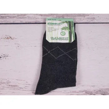 Pánské ponožky Ponožky Ellasun bambus tm. šedý melír velikosti ponožek: 29-30,5 ( EUR vel. 43-46)
