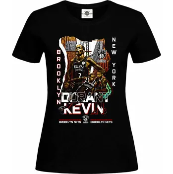 Dámské tričko Tričko Kevin Durant Druh: Dámské, Barva: Černá, Velikost: S