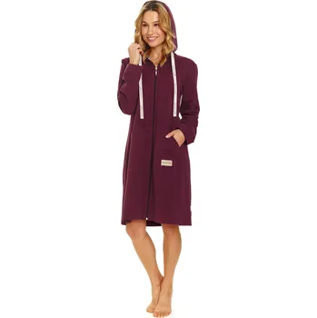 Dámský župan Dámský župan DOCTOR NAP SMZ.7107 vínová M 0