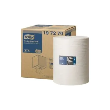 Utěrka Utěrky Tork Polishing, malá kombi role v boxu, BÍLÁ
