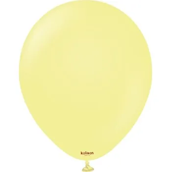 Balónek Balonky žluté Macaron Yellow 13 cm/5", 100 ks