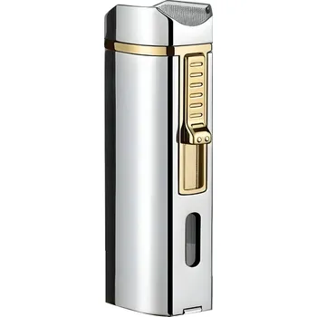 Zapalovač Gaira® Plynový zapalovač 8013, Barva stříbrná
