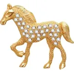 Gaira® Brož Kůň 30249, Barva zlatá