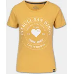 PitBull West Coast Dámské triko HEARTIE - žluté - PWC_DTHEARTIE_YELLOW Velikosti: L