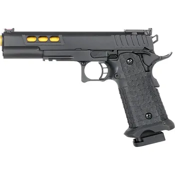 Airsoftová zbraň Army Armament R608 Colt 1911 HI-CAPA Combat XL černá plynová
