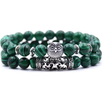Náramek Gaira® Náramek Sova 3349, Materiál Malachyt
