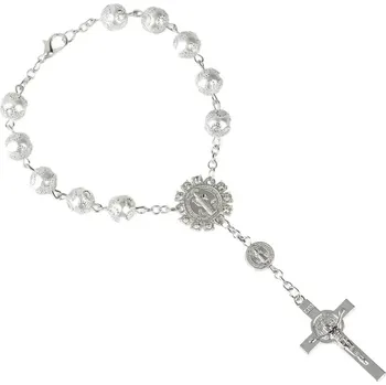 Náramek Gaira® Náramek Růženec 3111, Barva stříbrná