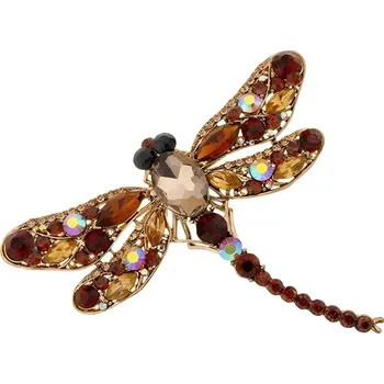 Brož Gaira® Brož Vážka 3052, Barva hnědá