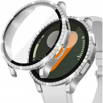 Pouzdro na mobilní telefon 2v1 POUZDRO + TVRZENÉ SKLO PRO SAMSUNG GALAXY WATCH 7 40MM KRYT