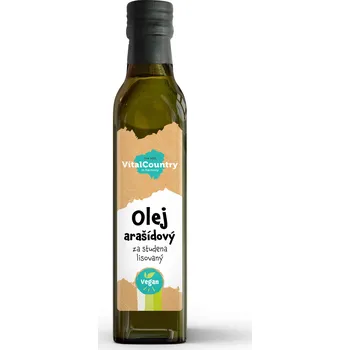 Rostlinný olej Vital Country Arašídový olej lisovaný za studena 250 ml