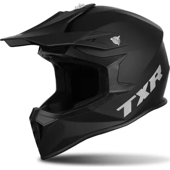 Helma na motorku TXR Motokrosová helma Fury černá matná L (Polykarbonátová skořepina; nízká hmotnost; mikrometrická přezka; odnímatelný a pratelný interiér; nastavitelný kšilt; Cool Air Flow systém)