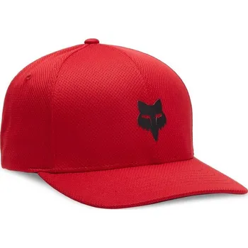 Kšiltovka Kšiltovka Fox Head Tech Flexfit Hat Flame Red 31620-122 25/26