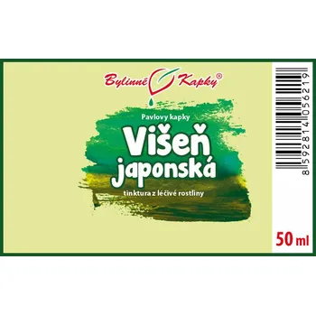 Doplněk stravy Bylinné kapky s.r.o. Višeň japonská (TCM) - Pavlovy bylinné kapky (tinktura) 50 ml