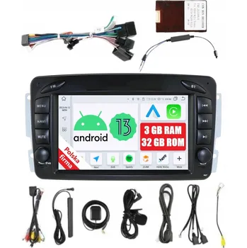 Autorádio 2DIN AUTORÁDIO S NAVIGACÍ ANDROID PRO MERCEDES BENZ W639 VITO, 3 GB RAM, DSP, CARPLAY, LTE