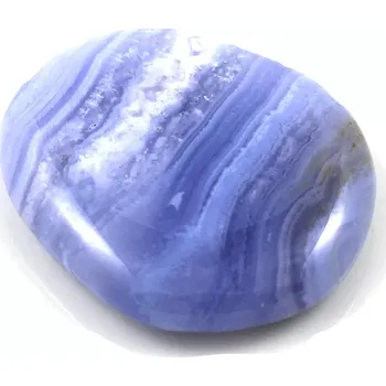 Drahý kámen Modrý chalcedon – placka č. 1