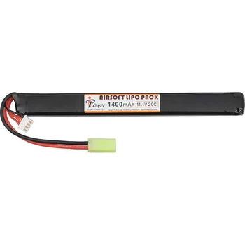 Baterie pro airsoftovou zbraň IPower Akumulátor Li-Po 1400mAh 11.1V 20C - Stick [IPower]