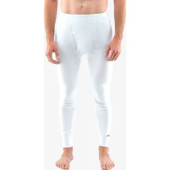Pánské legíny GINA pánské spodky pánské (legíny), dlouhé, šité, klasické, jednobarevné 76001P Barva: Bílá, Velikost: XL