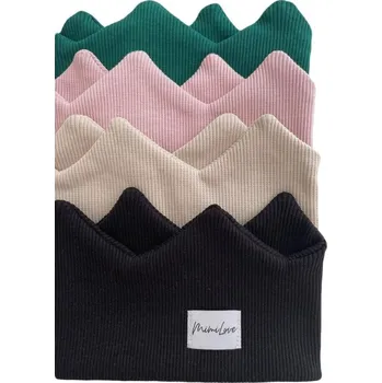 Čelenka Bavlněná čelenka KORUNKA 4-8 let Smaragdová zeleň