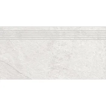 Dlažba RAKO Schodovka Rako Core slonová kost struktura mat rektifikovaná 29,8x59,8 DCPSR876 DCPSR876