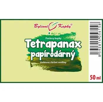 Doplněk stravy Bylinné kapky s.r.o. Tetrapanax (TCM) - Pavlovy bylinné kapky (tinktura) 50 ml