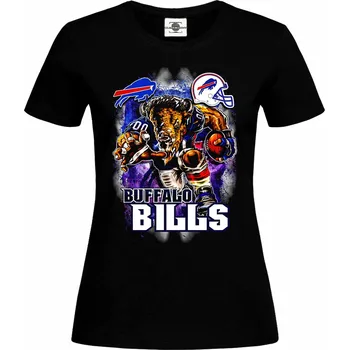 Dámské tričko Tričko Buffalo Bills Druh: Dámské, Barva: Černá, Velikost: S